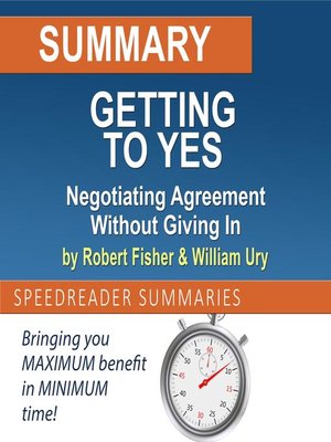 cover image of Summary of Getting to Yes